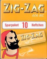 ZIG ZAG gelb No 606 Sparpaket 10x50 Blatt