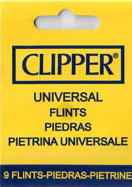 Clipper Feuersteine für Clipper Feuerzeug 1 Blister je 9 Seine
