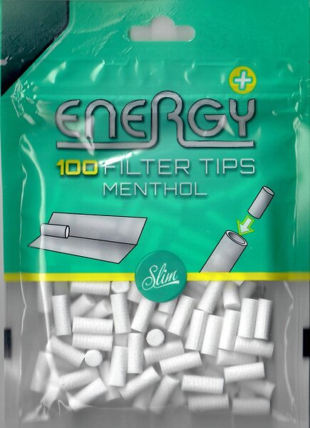 Filter Menthol Energy+ 100Stk Slim