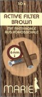 Marie Active Filter 6mm BROWN mit Aktivkohle
