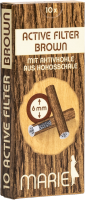 Marie Active Filter 6mm BROWN mit Aktivkohle