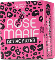 10x Marie Active Filter ROSEMARIE 6mm mit Aktivkohle