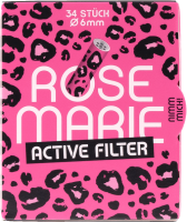 10x Marie Active Filter ROSEMARIE 6mm mit Aktivkohle