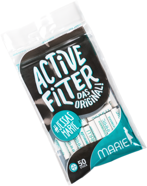 Marie Active Filter 6mm mit Aktivkohle "Das Original" 50 Stk