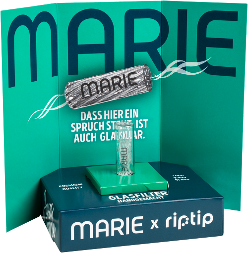 Marie Glasfilter RipTip (VPE=1Stk)