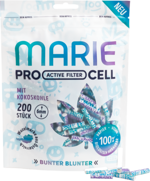 Marie Active Filter ProCell 6mm "Bunter Blunter" 200 Stk