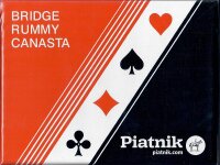 Spielkarten Rummy Bridge Canasta Standard Piatnik...